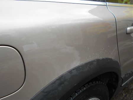 Крыло Volvo XC70 после покраски