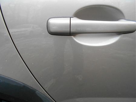 Задняя правая дверь Volvo XC70 после покраски
